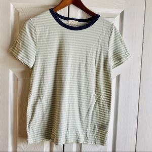 Anthropologie T.La Ringer Stripe Crew